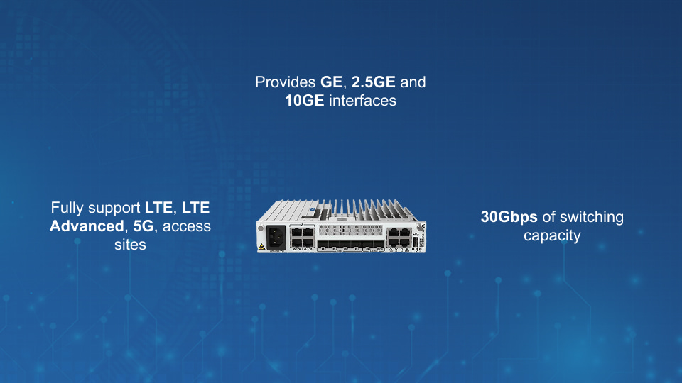 Ericsson Router 6471 compact cell site router with GE, 2.5GE, 10GE, 30Gbps switching, IPSec security, and LTE/5G support, from Winncom Technologies.