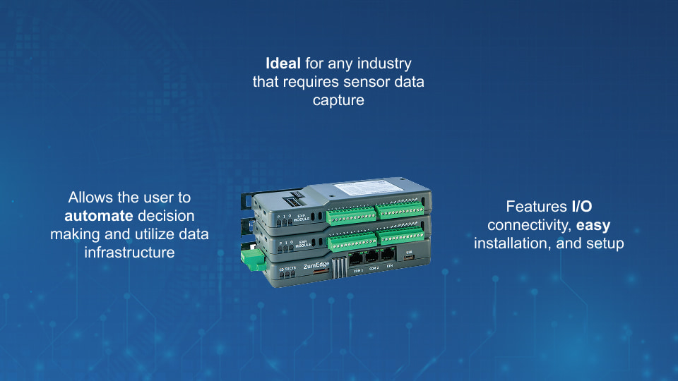 FreeWave ZumEdge 900 MHz edge intelligence platform with I/O connectivity, rugged design, and fast industrial sensor integration, from Winncom Technologies.