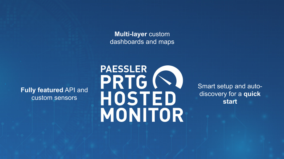 PRTG Hosted Monitor cloud IT monitoring solution by Winncom Technologies.