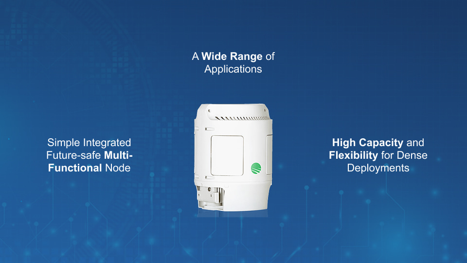 Siklu MultiHaul TG Node N366 60GHz 4-sector wireless mesh node for gigabit networks, offered by Winncom Technologies.