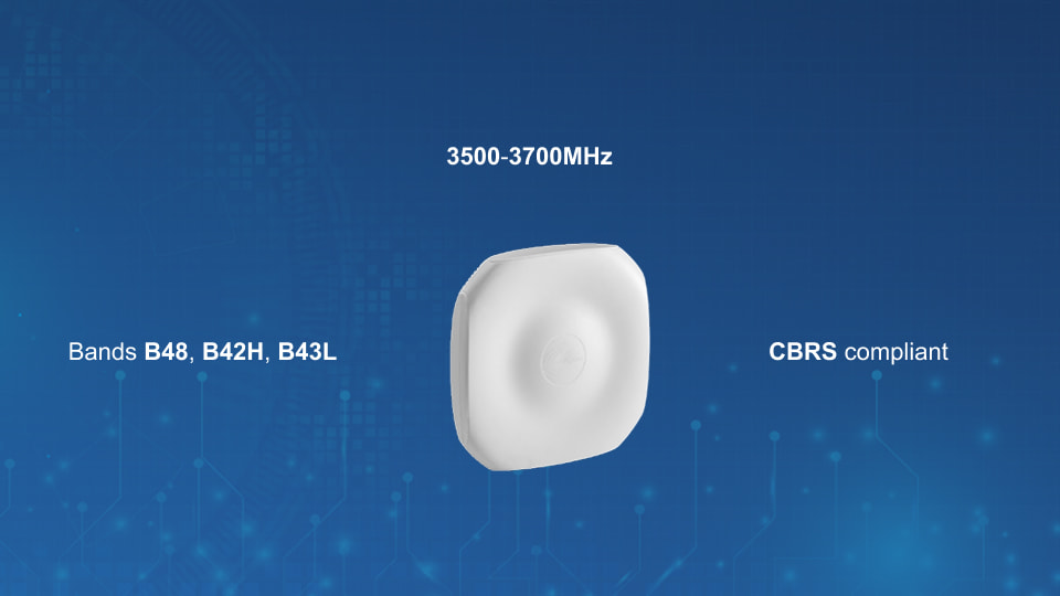 Airspan AirVelocity 1500 LTE base station node, CBRS compliant, supports Bands B48, B42H, B43L | Winncom Technologies
